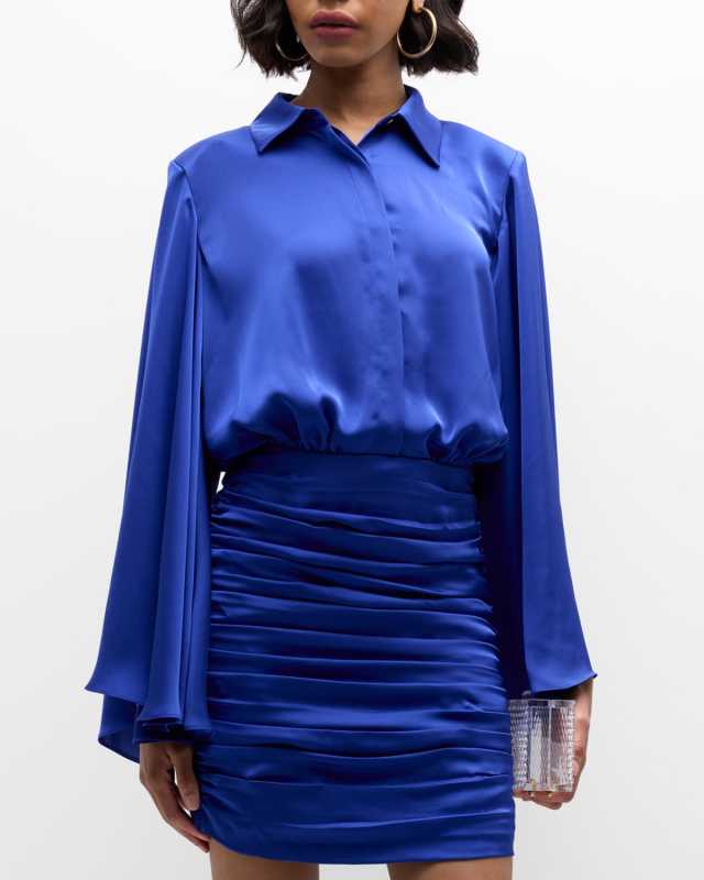 Tara Satin Mini Dress